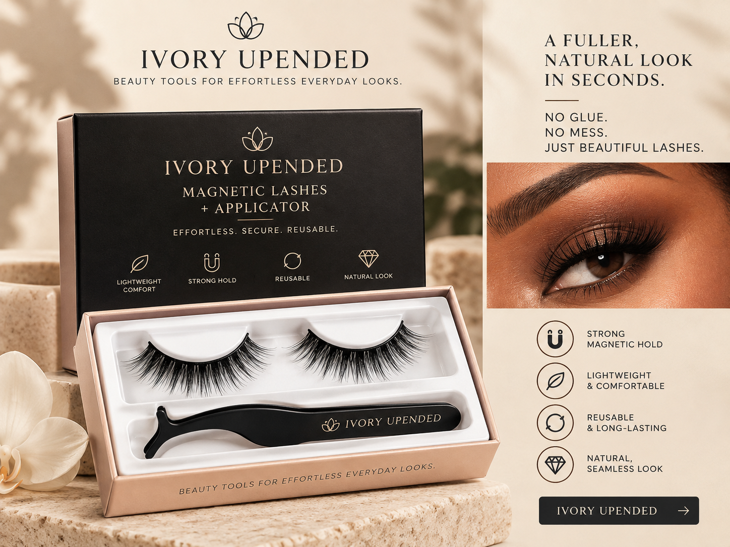 Magnetic Lashes + Applicator